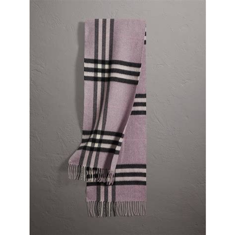 burberry cashmere scarf dusty lilac|burberry scarves for women.